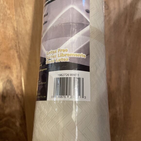 Rubbermaid Commercial 1982726 Safti Grip Latex-Free Vinyl Bath Mat - White New - Picture 3 of 3